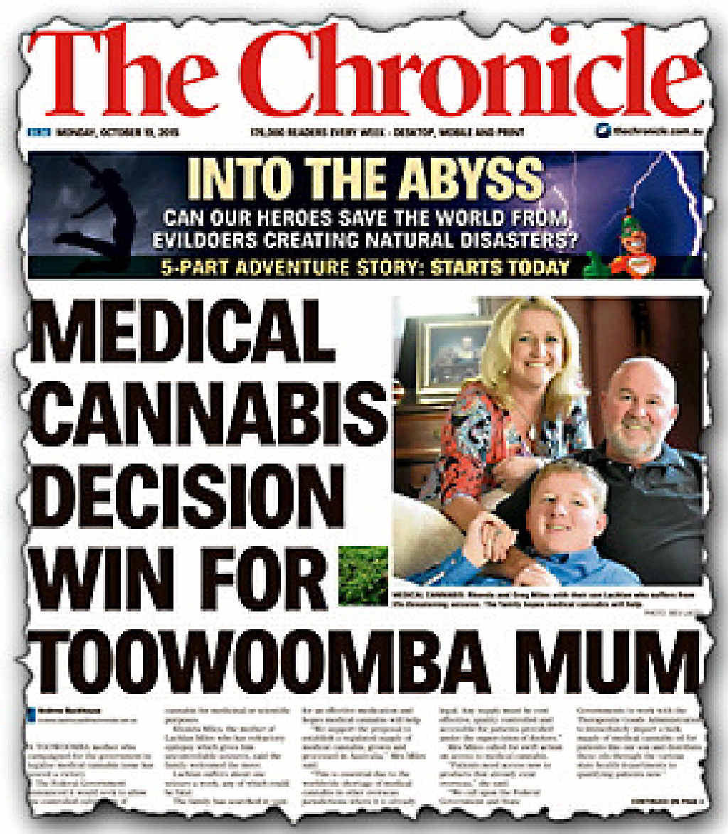 CAMPAIGN: Yesterday’s front page of The Chronicle. CAMPAIGN: Yesterday’s front page of The Chronicle.